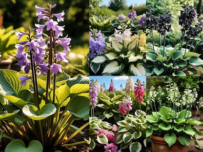 120+ Hosta 'Touch of Class' Mixed Flower Seeds | Blue, Yellow & Green | Easy to Grow | Exotic Garden Flowers | Suitable for All Seasons in India