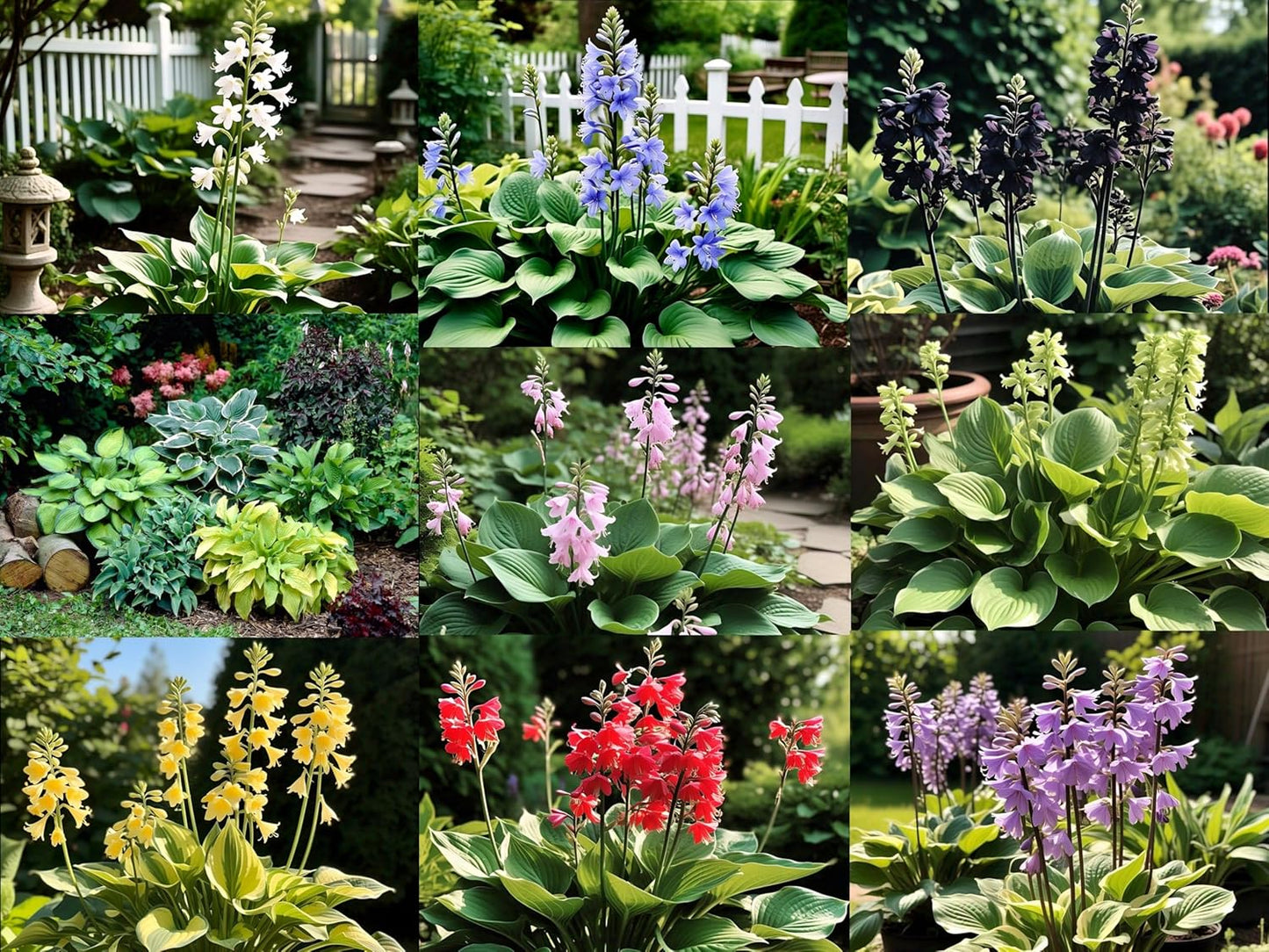 120+ Hosta 'Touch of Class' Mixed Flower Seeds | Blue, Yellow & Green | Easy to Grow | Exotic Garden Flowers | Suitable for All Seasons in India