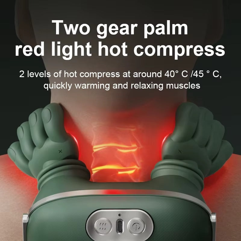 Deep Tissue Neck & Shoulder Massager with Heat | Premium Shiatsu Massage